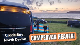 Downend Point Campsite Review  Croyde Bay  Weekend Campervan Adventure UK [upl. by Duky540]