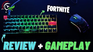 Fortnite Ducky One 2 Mini Review amp Gameplay HandCam [upl. by Tertius10]