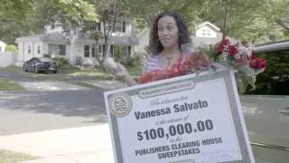 Publishers Clearing House Winners Vanessa Salvato From Plainfield New Jersey Wins 100000 [upl. by Nevad]