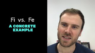 Fe versus Fi A Concrete Example [upl. by Attenev]