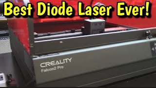 Creality Falcon 2 Pro Is The Boss Hog Of Lasers Cuts Like Butter And Fast Too [upl. by Avla]