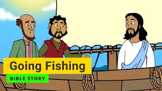 Bible story quotGoing Fishingquot  Primary Year C Quarter 3 Episode 1  Gracelink [upl. by Leirbag]