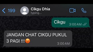 JANGAN CHAT PUKUL 3 PAGI [upl. by Casimire]