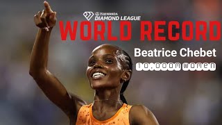 WORLD RECORD Beatrice Chebet 🇰🇪 Beats Gudaf Tsegay 🇪🇹 womens 10000m in Prefontain Classic Oregon [upl. by Nairad]