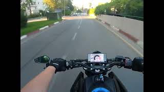 CFMOTO 250NK FULL SYSTEM AKRAPOVIC EXHAUST SOUND [upl. by Nahshu365]