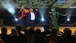 Kadyrov dances as Grozny celebrates [upl. by Auhel]