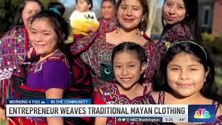 Womans Shop Allows DCArea Guatemalans to Create Buy Traditional Mayan Clothing  NBC4 Washington [upl. by Aoh]