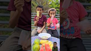 Icecream eating show comedy funny food foodie krishnaavyu shortvideo funnytwist 3dnimation [upl. by Sioled]