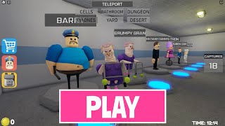 LIVE  PLAYING As NEW Barry MORPHS also USING POWERS NEW ROBLOX BARRYS PRISON RUN V2 OBBY [upl. by Nnaylloh]