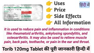 Torib 120mg Tablet Uses Benefits Price Side Effects ETORICOXIB 120 Full Information [upl. by Candless]