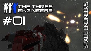 The Three Engineers 01 EnterElysium  Space Engineers [upl. by Val]