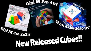 Moyu Rs3m 2020 UV  Qiyi M Pro 2x2 amp 4x4 Unboxing [upl. by Shifra]