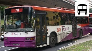 Volvo B10M Mark IV PSV Soon Chow  SBS Transit Bus Service 78 Part One [upl. by Morgen523]