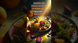 🥗 Savoureuse salade de betteraves et orange explosion de saveurs gourmandise 🍊 [upl. by Joletta597]