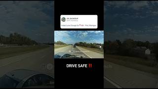 Dangerous Driving On I69 Flint Michigan shorts [upl. by Ennovehc]