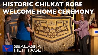 HISTORIC CHILKAT ROBE WELCOME HOME CEREMONY [upl. by Oravla696]