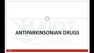 ANTIPARKINSONIAN DRUGS Pharmacology Levodopa Carbidopa Selegiline Amantadine Benzhexol [upl. by Shea]