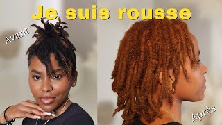 Je colore mes locks en roux ⎜Ginger Locs  Comment teindre ses locks ⎜Maybiyd [upl. by Link]