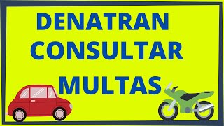 CONSULTAR MULTAS DENATRAN [upl. by Ari]