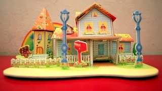 Barbie House 3D Puzzle DIY Toy Rainbow Cabin for Children [upl. by Slemmer]