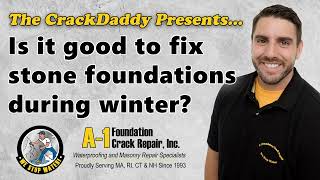 Is it good to fix stone foundations during winter [upl. by Marcile]