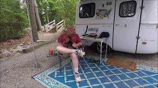 Camping at Longwood campground and exploring Clarksville Va [upl. by Evilc]