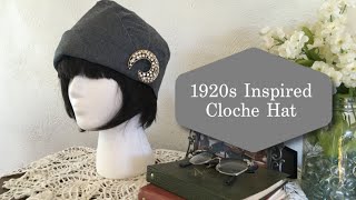 DIY 1920s Style Cloche Hat [upl. by Cataldo]