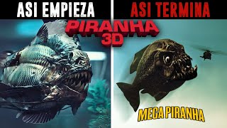 ASI EMPIEZA Y TERMINA PIRAÑA 3D LA SAGA COMPLETA [upl. by Bala]