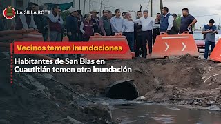 Vecinos de San Blas en Cuautitlán temen otra inundación [upl. by Urbannal691]