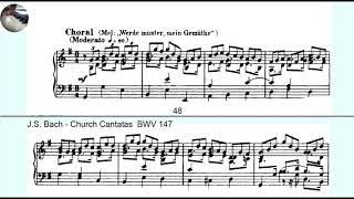 J S Bach Cantata 147 Coral quotJesús alegría de los hombresquot [upl. by Aspa]