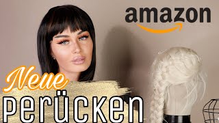 NEUE AMAZON PERÜCKEN ✨ Eine Perücke mit BOXER BRAIDS 😱 TRY ON HAUL 😍 [upl. by Amles]