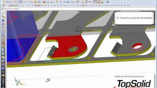 TopSolidProgress  diseño de matrices progresivas [upl. by Rudie]