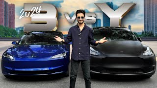 2024 Tesla Model 3 vs Model Y  Which to Buy [upl. by Nerti]