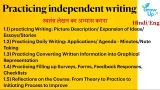 Practicing independent writing bedspecialeducationclassnotes education bednotesinhindienglish [upl. by Anallise]