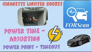 How to change the power point timeout  Forscan  Ford Mondeo Fusion Smax Galaxy Edge [upl. by Lunetta]