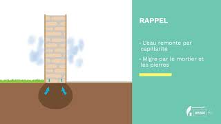 Les pathologies dun mur ancien liées à lhumidité [upl. by Aileve]