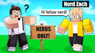 I Found A NERDS ONLY Clan So I Went Undercover Roblox Bedwars [upl. by Annanhoj279]