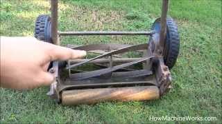 How a manual grass cutting machine works  Must watch [upl. by Florencia98]