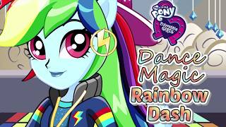 My Little Pony Equestria Girls Dance Magic Rainbow Dash Dress Up Game 2017 [upl. by Korff]