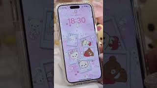 Korilakkuma phone theme   🩷⁠✿⁠☉⁠｡⁠☉⁠ Korilakkuma Phonedecor [upl. by Doe]