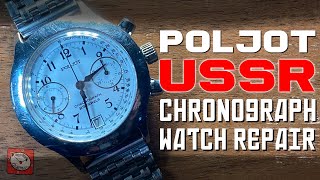 Poljot Russian Soviet Chronograph Watch  Full Service amp Movement Restoration [upl. by Ari597]