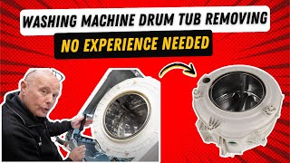 How to remove a washing machine Drum tub 1 of 4 [upl. by Grenier]