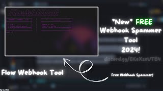 NEW WEBHOOK SPAMMER TOOL  FREE  2024 [upl. by Wallas437]