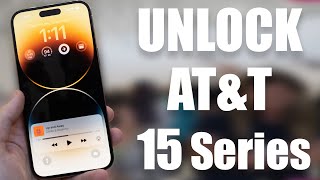 Unlock ATampT iPhone 15 Pro Max 15 Pro 15 Plus amp 15 by IMEI Permanently for ANY Carrier [upl. by Nnahs]