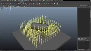 Spring Magic for Maya collision test [upl. by Aivat]
