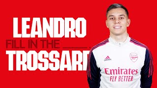 Leandro Trossard  Fill in the Blanks  The story behind his celebration and more [upl. by Enaira672]