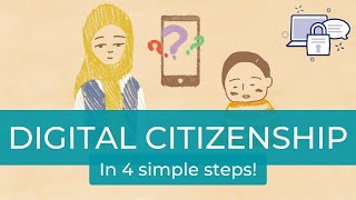 Digital citizenship for kids 4 steps to digital citizenship [upl. by Rysler394]