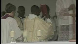 Thousands turn out as pope celebrates mass in Cameroon [upl. by Merfe]