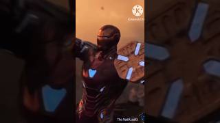 Ironman Vs thanos scene fight Avengers Infinitywar avengersinfinitywar ironman marvel shorts [upl. by Ollopa42]