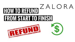 How to process item return from Zalora  Refund  Easy  Free  Tutorial  LBC [upl. by Allets]